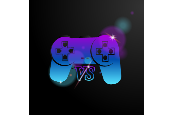 Download Joystick with Versus Design Vector - Vector Collection