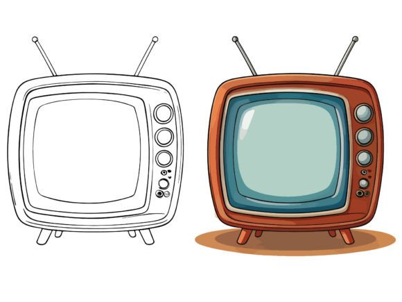 Download A Television with a Blue Screen - Television Collection