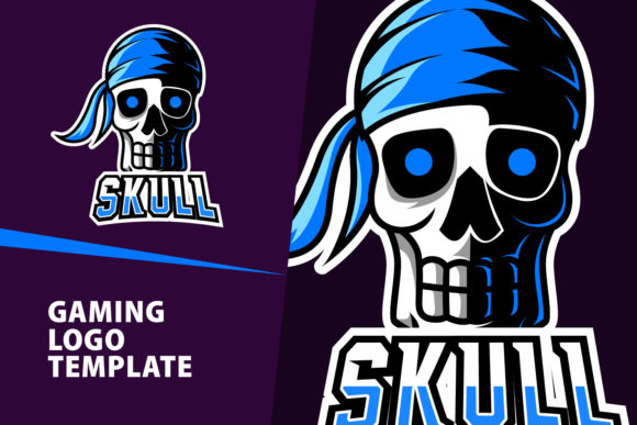 Download Pirate Skull Mascot Gaming Logo Design - Mascot Collection