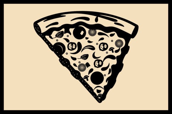Download Pizza Silhouette Clipart Vector - Pizza Collection